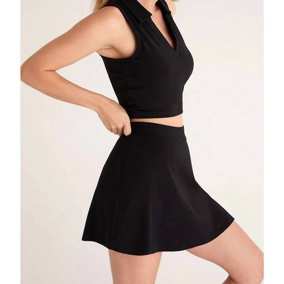 NEW Z SUPPLY hit the court skort in black - Picture 2 of 4